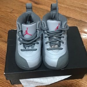 Air Jordan 12 Retro Grey sneakers Toddler